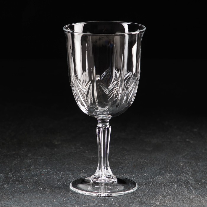 Бокал для вина стеклянный Karat, 335 мл бокал стеклянный для вина даймонд 450 мл 9×23 5 см