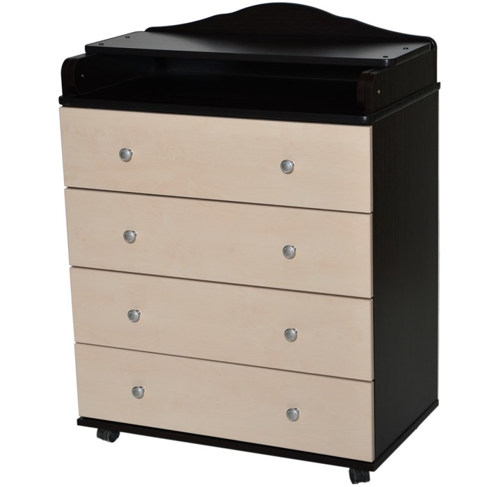 Комод пеленальный №2 ЛДСП 800/4, венге-клен