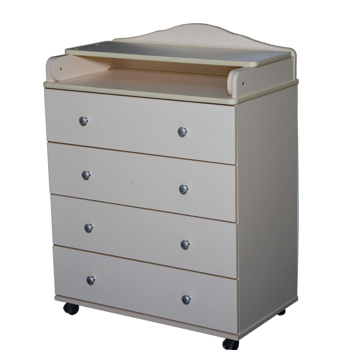 Комод пеленальный №2 ЛДСП 800/4, слоновая кость