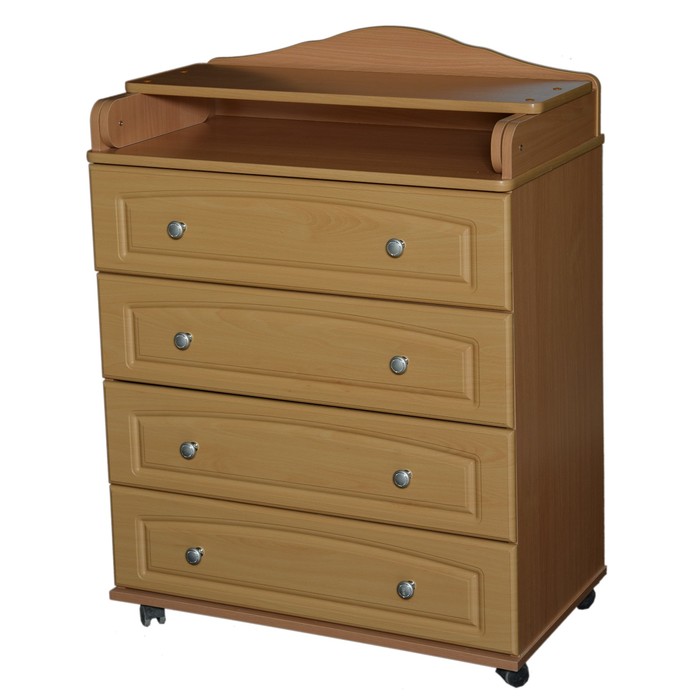 Комод пеленальный №5 МДФ 800/4, бук