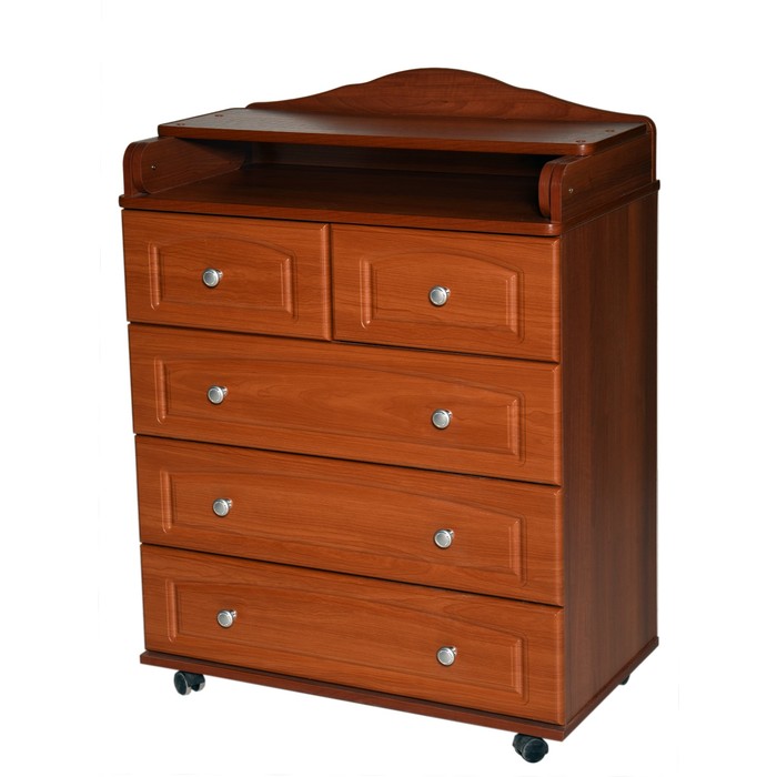 Комод пеленальный №6 МДФ 800/5, орех