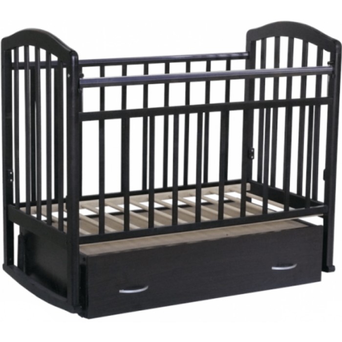 Кровать детская "Алита №4", маятник поперечный, венге