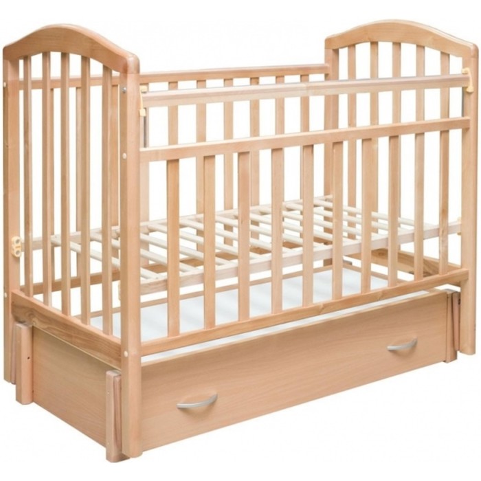 Кровать детская "Алита №6", маятник продольный, бук