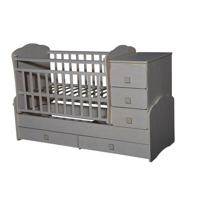 Кровать-трансформер "Ульяна №1", маятник поперечный, клен