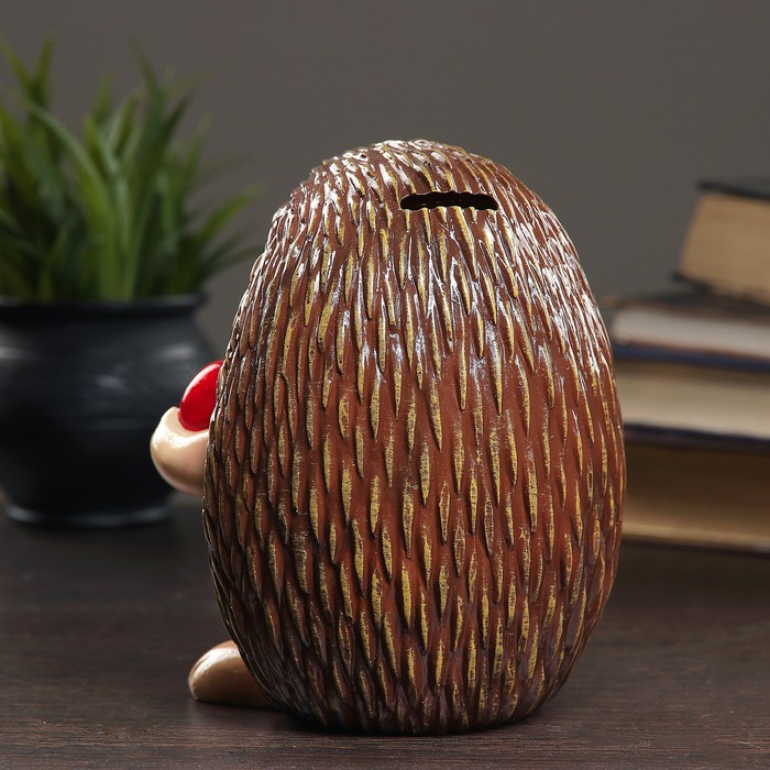 Копилка "Ежик с сердечком" 9х8х18см