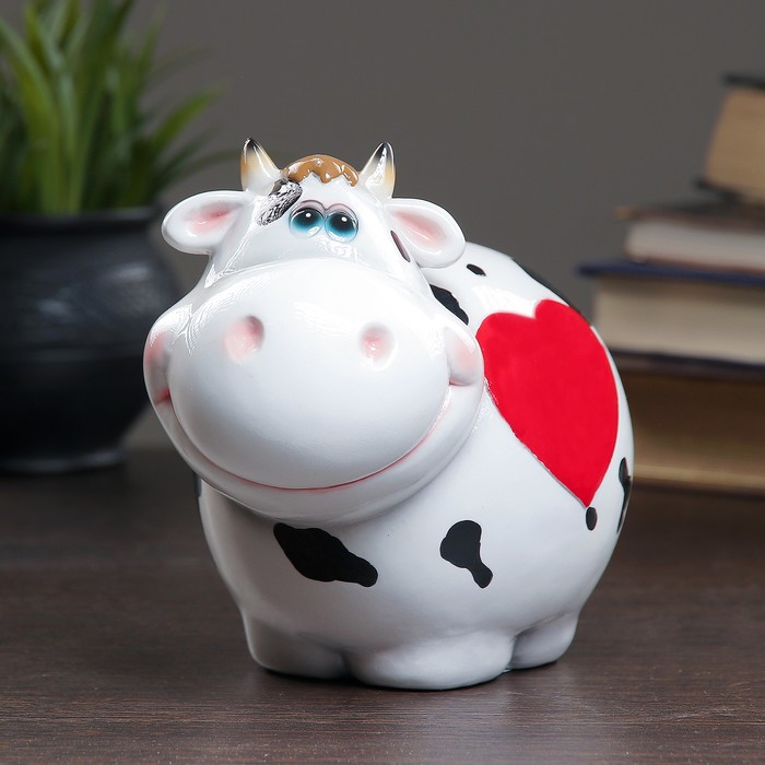 Копилка "Коровка" 17х11х13см