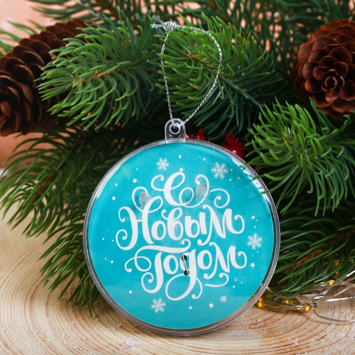 Набор украшений в шаре "Оленёнок", серёжки, значок, 7 см