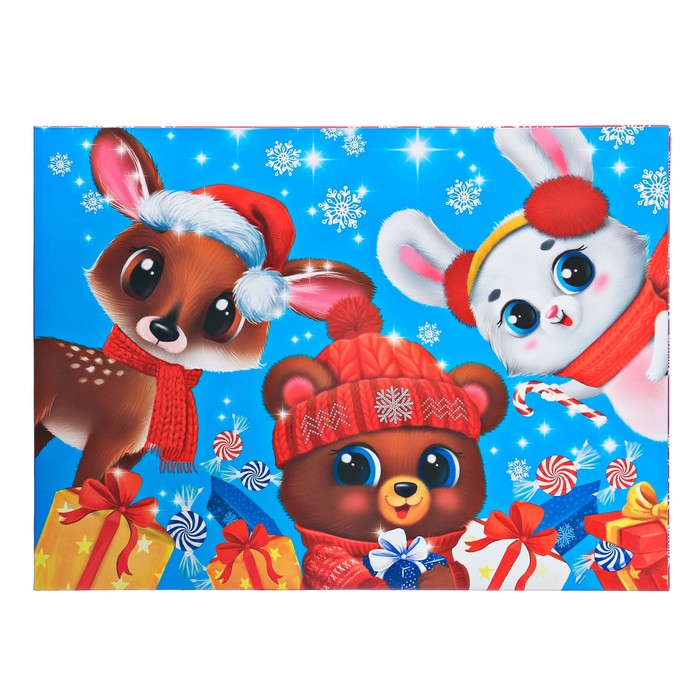 Коробка складная «Сказочного нового года!», 22 × 30 × 10 см