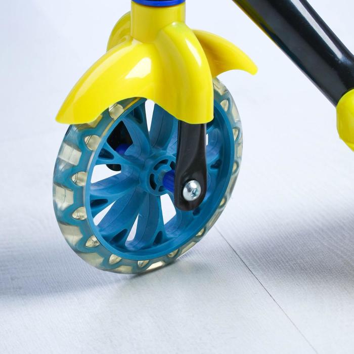 УЦЕНКА Самокат "Зверополис" 2017 музыка, свет, три колеса PVC d=130/110 мм