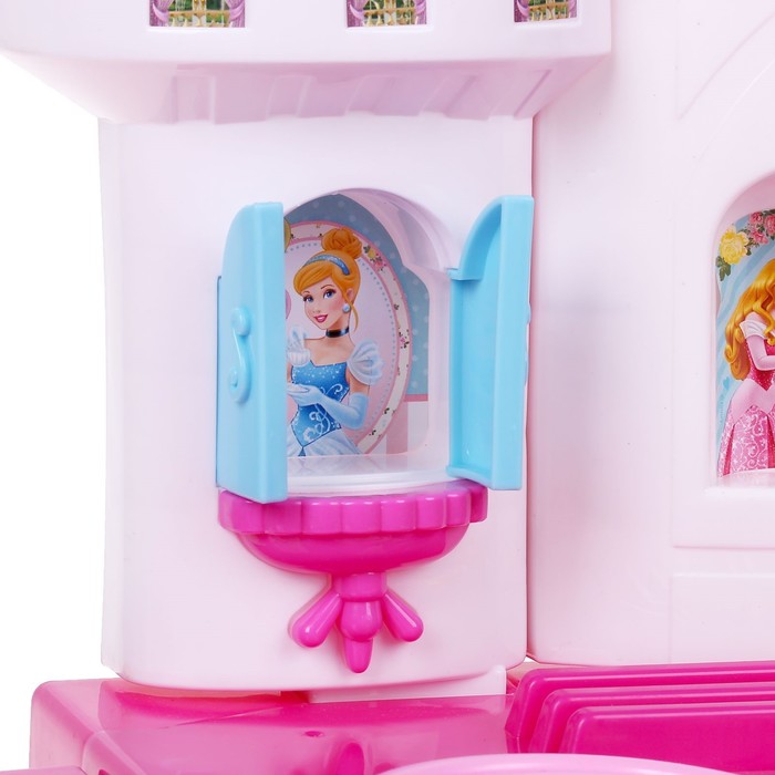Кухня детская "Сказочный замок", Принцессы, свет, звук УЦЕНКА