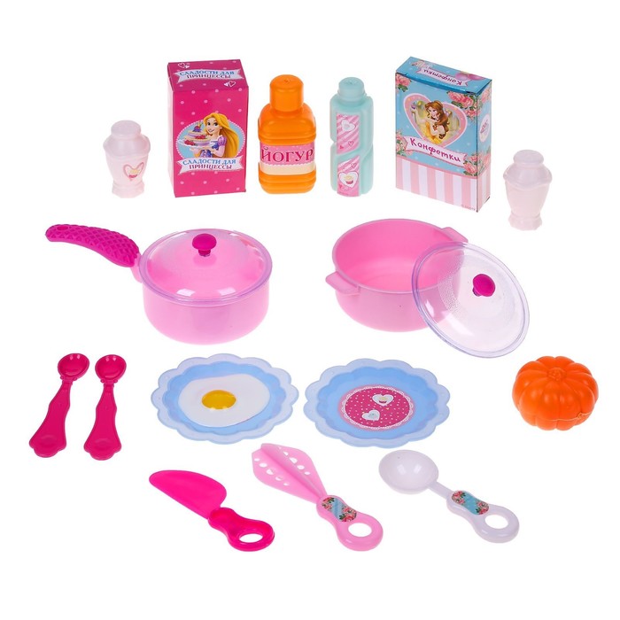 Кухня детская "Сказочный замок", Принцессы, свет, звук УЦЕНКА