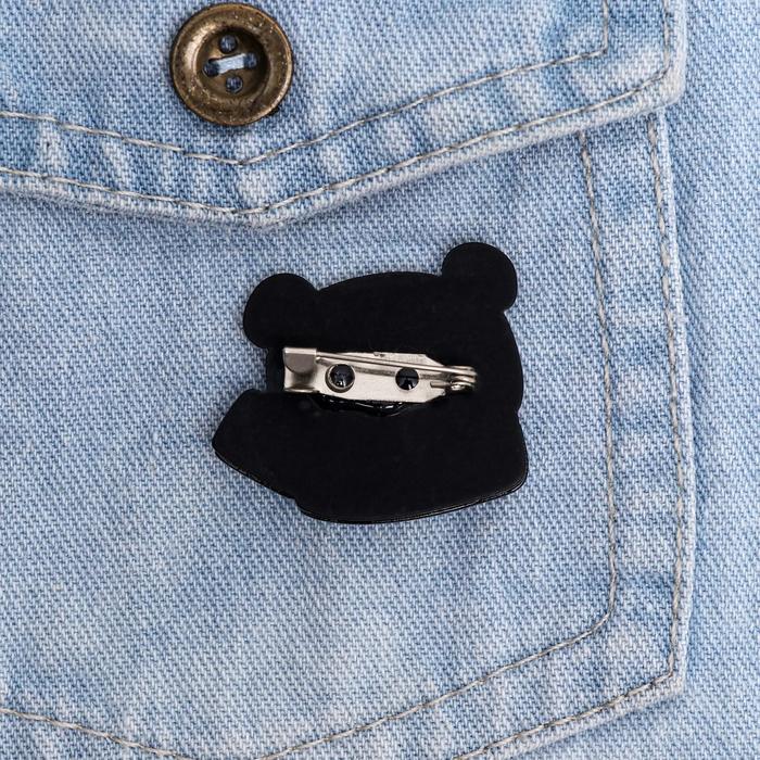 Значок акриловый в тубусе "Панда"