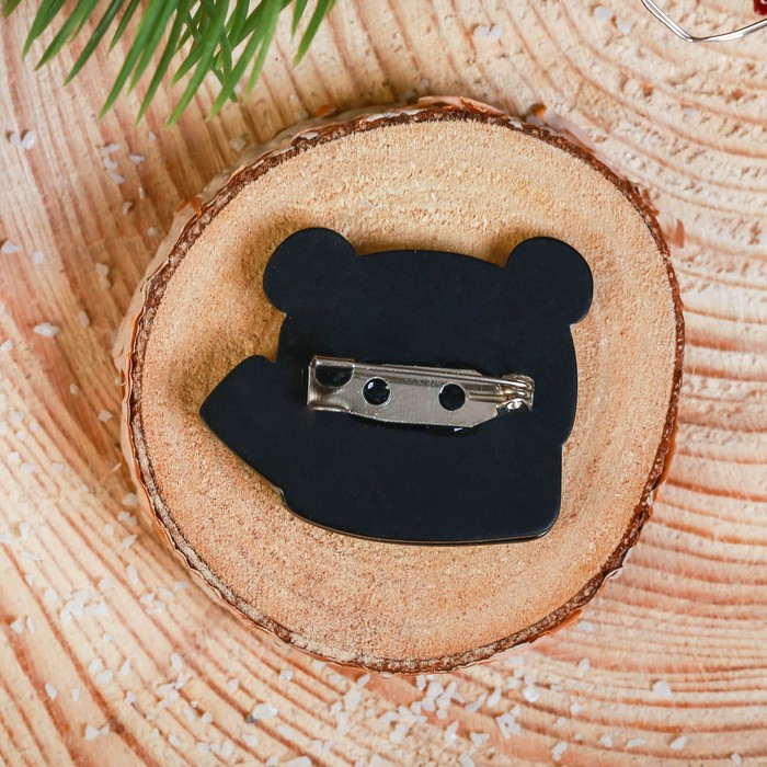 Значок акриловый в тубусе "Панда"