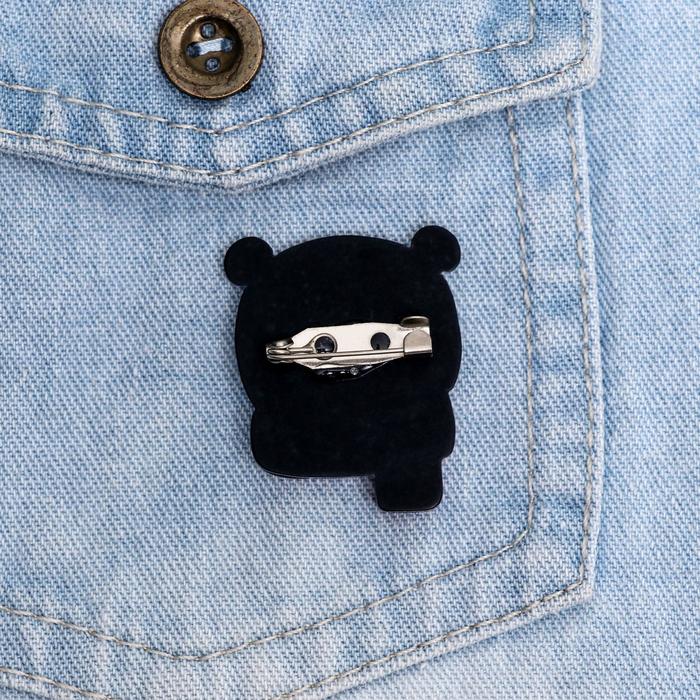 Значок акриловый в тубусе "Медведь"