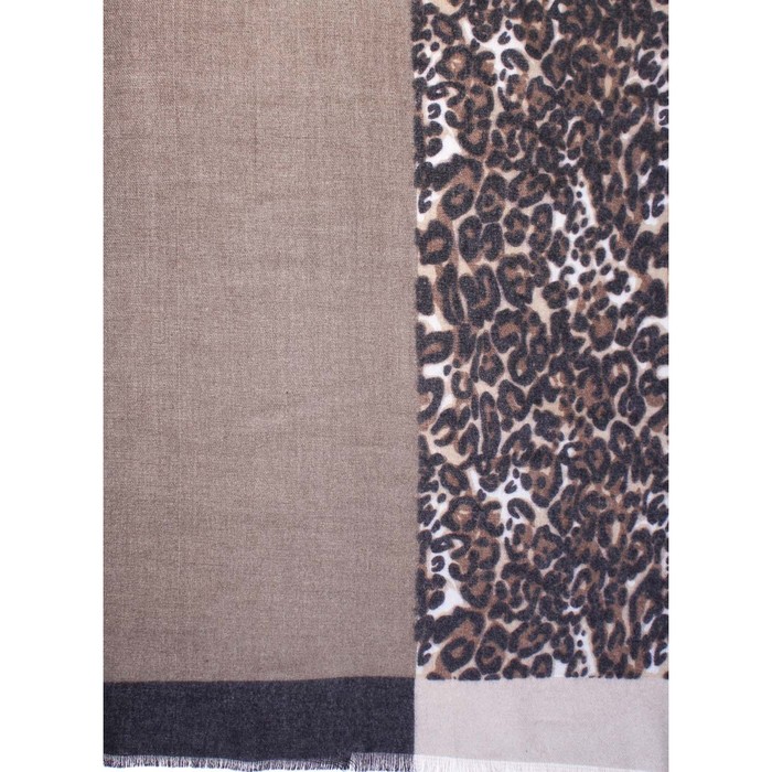 Палантин, размер 185×68 см, цвет бежевый