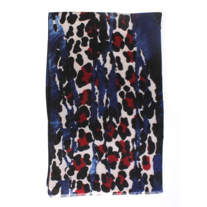 Палантин, размер 185×68 см, цвет синий