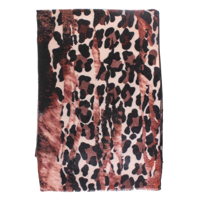 Палантин, размер 185×68 см, цвет чёрный