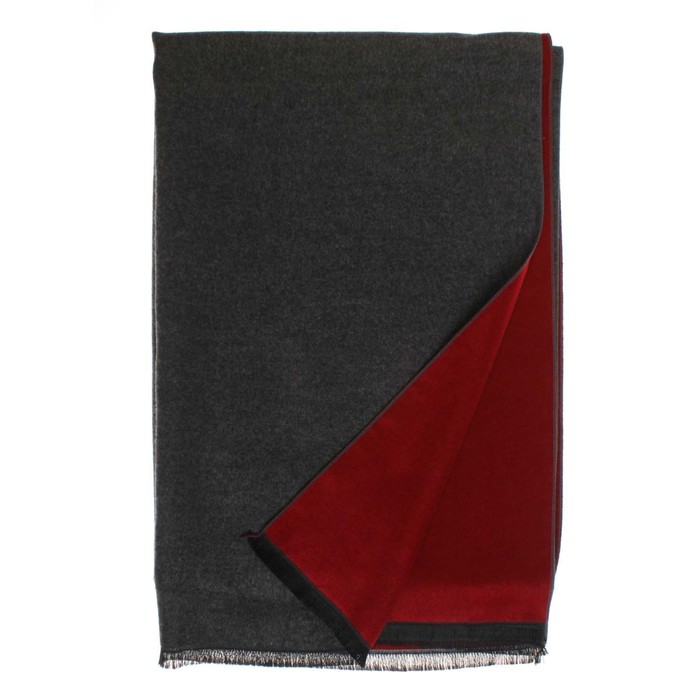 Палантин, размер 185×68 см, цвет серый