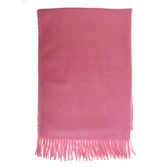 Палантин, размер 180×68 см, цвет розовый