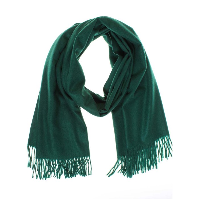 Палантин, размер 180×60 см, цвет зелёный