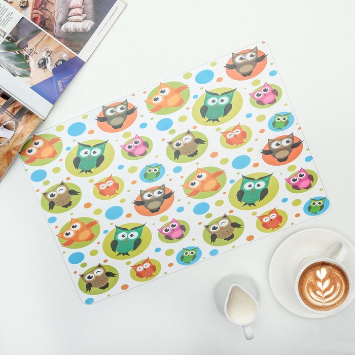 Салфетка кухонная "Совята" 42х28 см