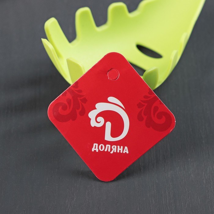 Ложка для спагетти 33,5 см "Трава", цвет зелёный