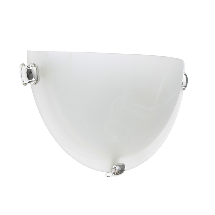 Светильник настенный 1х60Вт Е27 "Молоко" 30х16 см