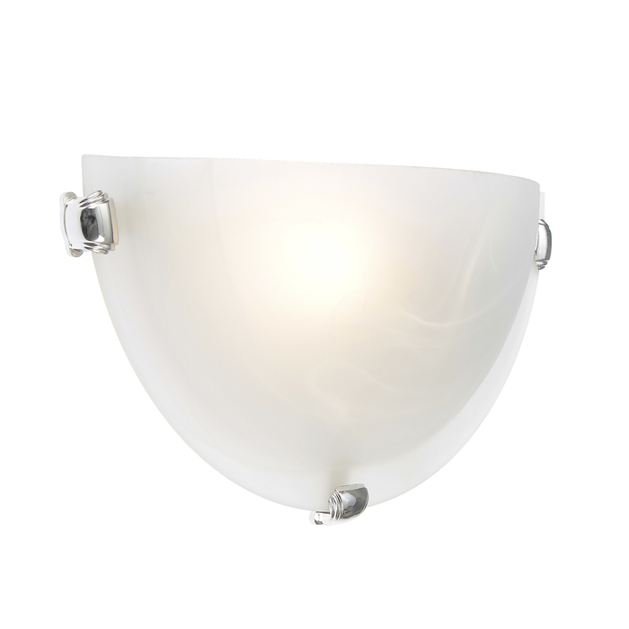 Светильник настенный 1х60Вт Е27 "Молоко" 30х16 см