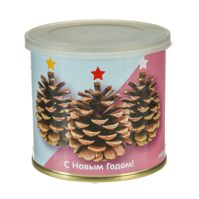 Мини-растение в банке «С Новым годом!», ель