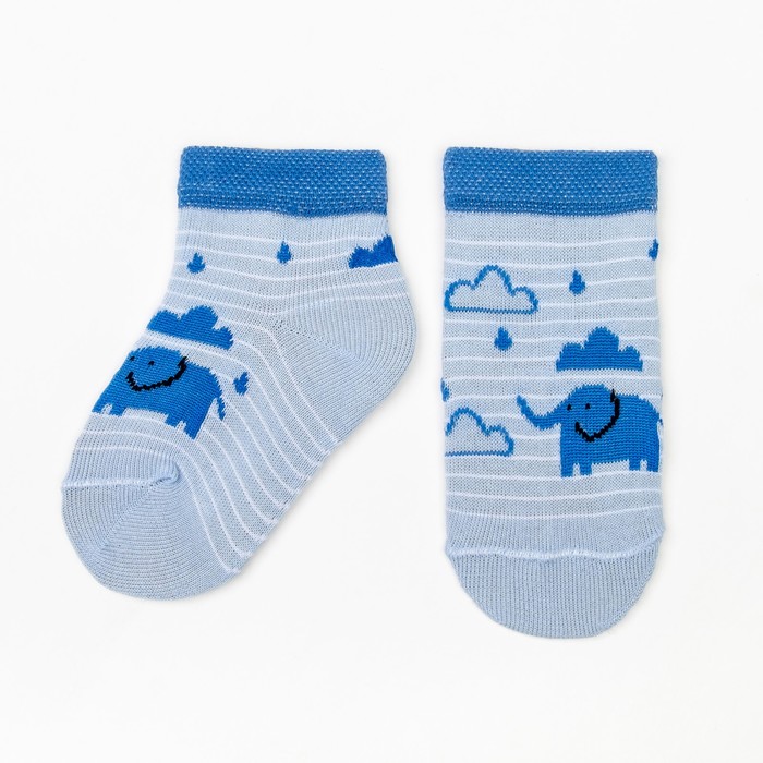 Набор детских носков "Африка" (3 пары), размер 12-14 (1-2 года)