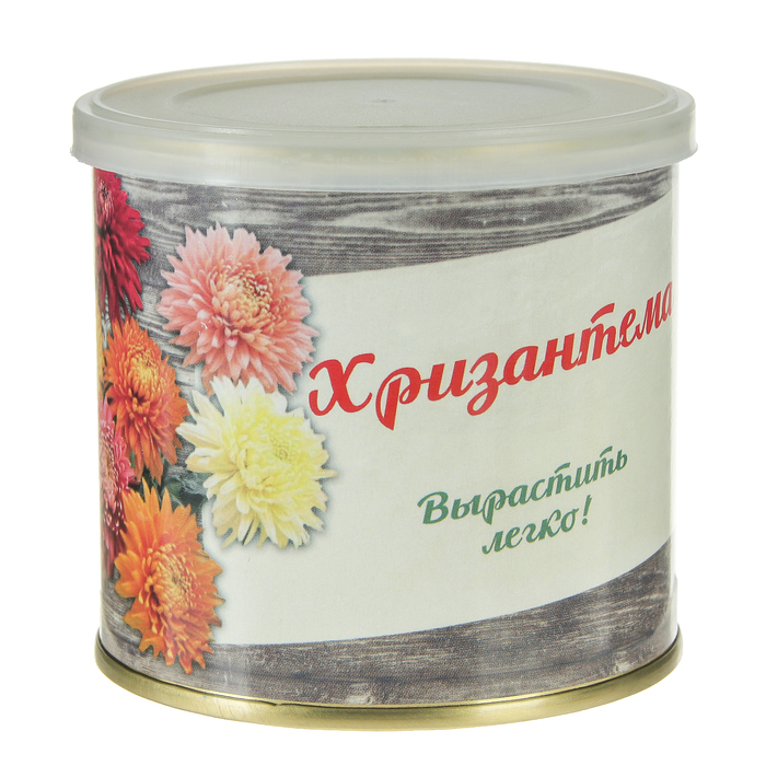 Растущая травка "Мини-цветок в банке "Хризантема"
