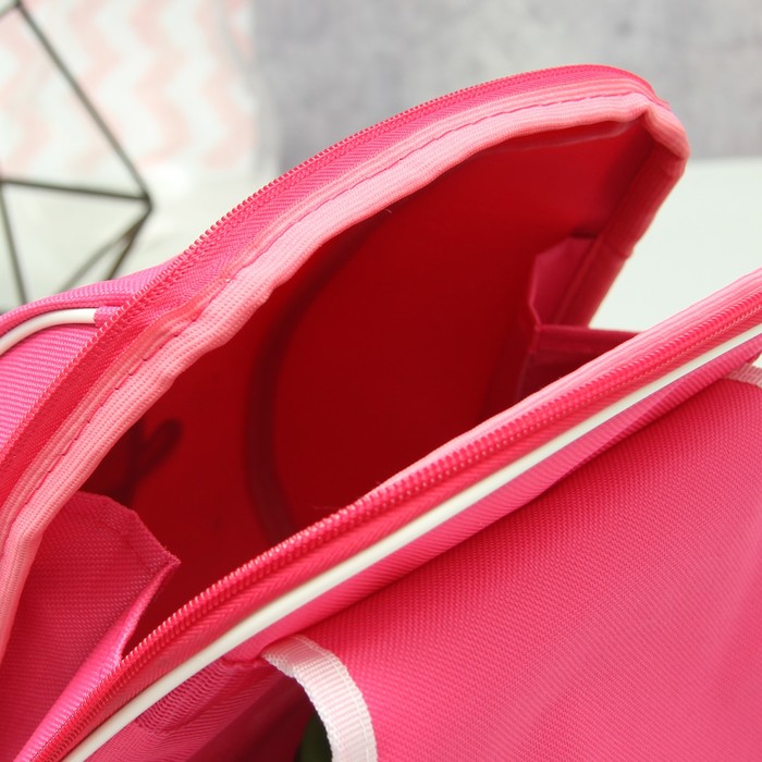 Рюкзак дет «Хома», отдел на клапане, цвет розовый