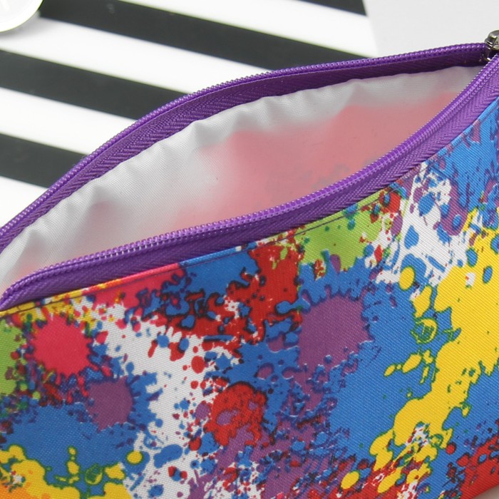 Косметичка простая «Акварель», отдел на молнии