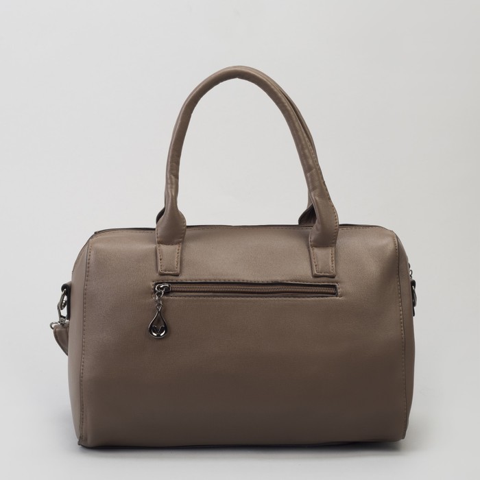 Сумка женская, отдел на молнии, наружный карман, длинный ремень, цвет хаки