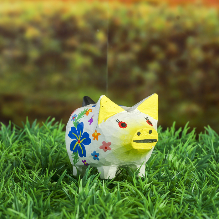 Набор сувенирный "Свинки с синим цветочком" 23х6х5 см