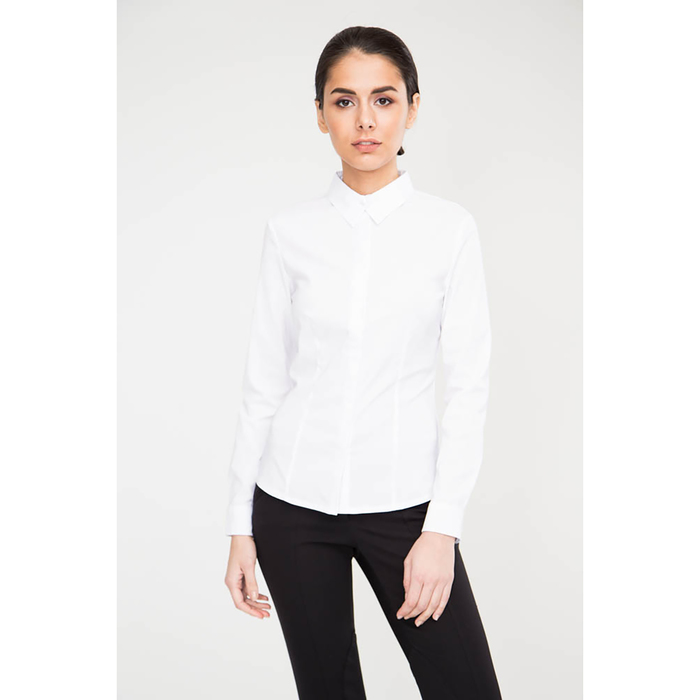 Блузка женская 16218 цвет белый, р-р 50