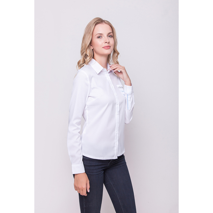 Блузка женская 16295 цвет белый, р-р 44