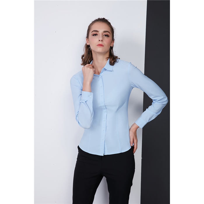 Блузка женская 702026 цвет голубой, р-р 44