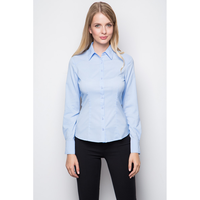 Блузка женская 8033L цвет голубой, р-р 58