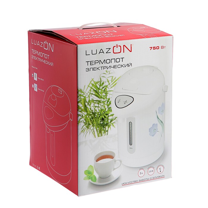 Термопот электрический Luazon LET-3001, 750 Вт, 3 л,