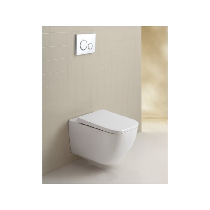 Чаша унитаза BelBagno ALPINA BB10100CHR, подвесной, безободковый