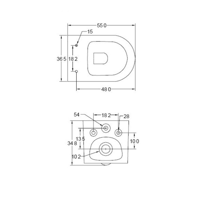 Чаша унитаза BelBagno AMARA BB8296CH, подвесной