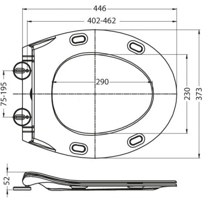 Сидение BelBagno BB2020SC, дюропласт, металическое крепление, soft close