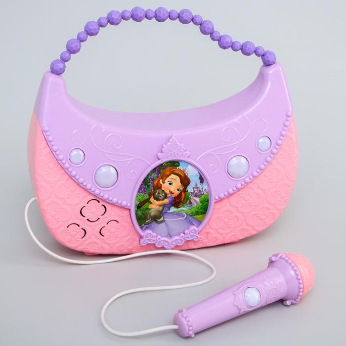 Музыкальный набор "София Прекрасная", микрофон + колонка, звук, свет