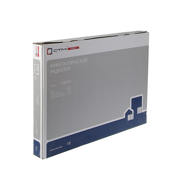 Радиатор биметаллический "СТМ" Термо, 500х80, 10 секций