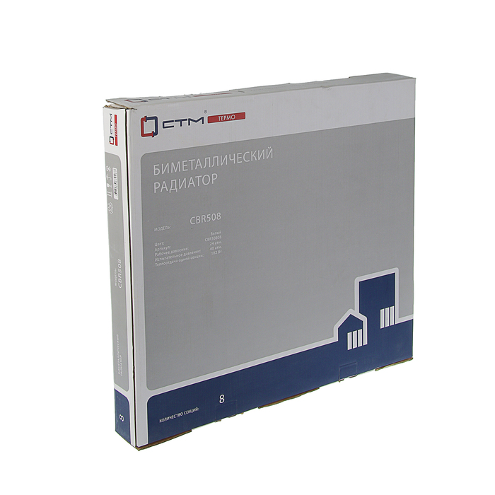 Радиатор биметаллический "СТМ" Термо, 500х80, 8 секций