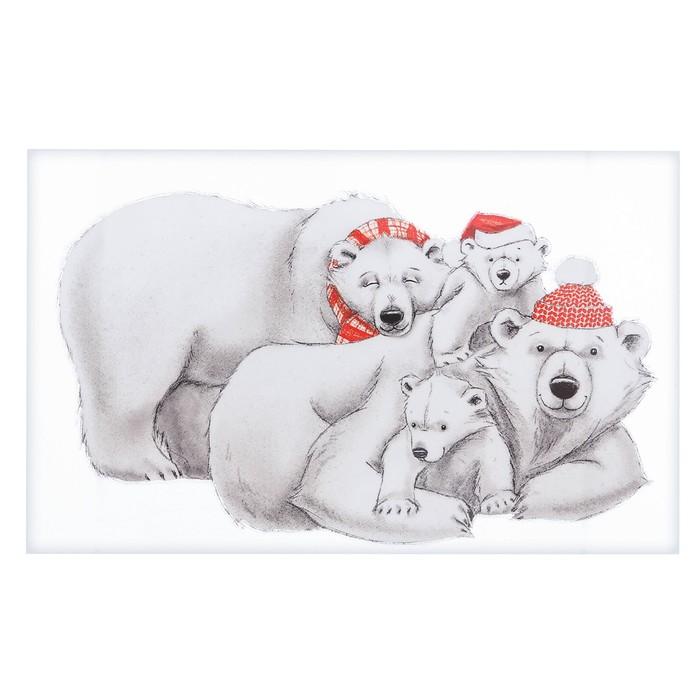 Переводки на посуду (холодная деколь) «Счастливая семья», 21 × 14,8 см