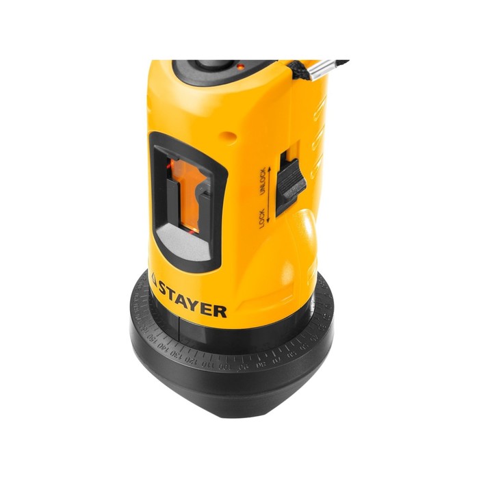 Нивелир лазерный STAYER 34960-H2, SLL-2, линейный, 10 м, ± 0.5 мм/м, ± 4°, 5/8"