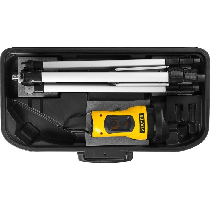 Нивелир лазерный STAYER 34960-H2, SLL-2, линейный, 10 м, ± 0.5 мм/м, ± 4°, 5/8"