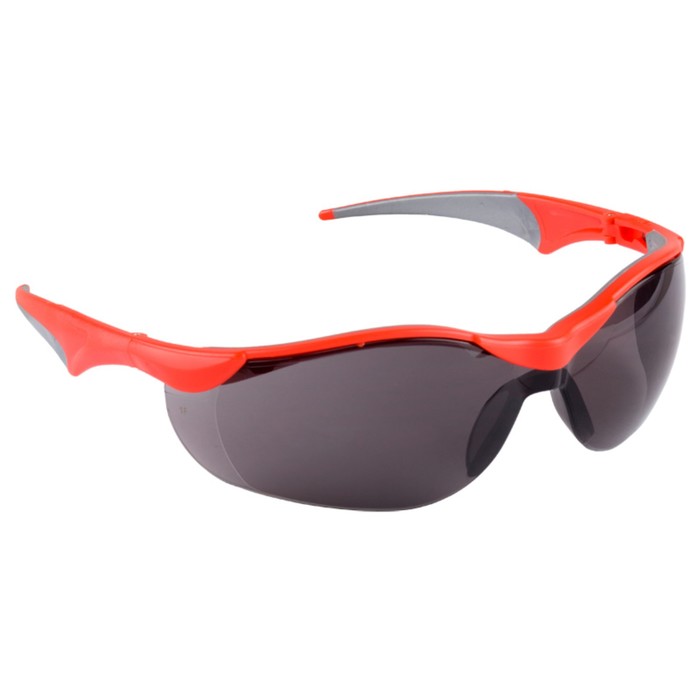 Очки защитные "ЗУБР" МАСТЕР 110322, серые, зеркальное покрытие, поликарбонатная монолинза